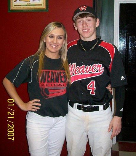 Cody and I (sophomore/junior year). 