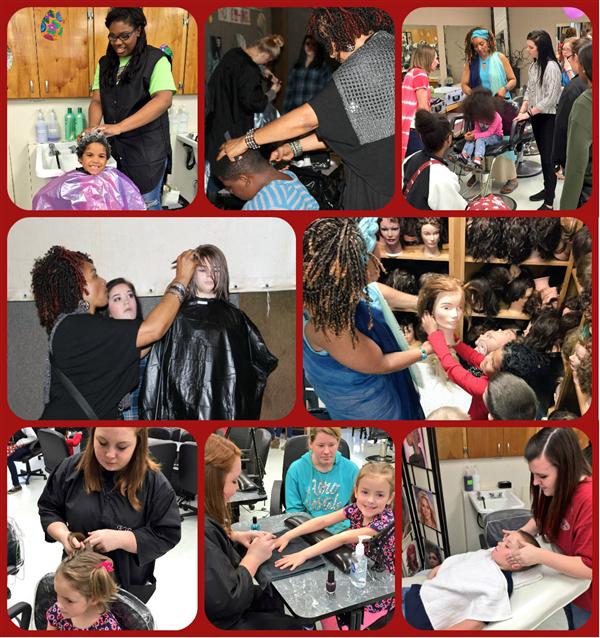 Cosmetology Students